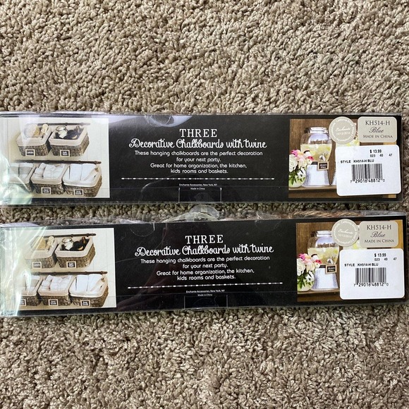Decorative Mini Chalkboard Hanging Labels - Picture 3 of 3